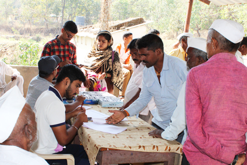Eye Check-up Camp at Mhalawadi and Karnawadi Villages