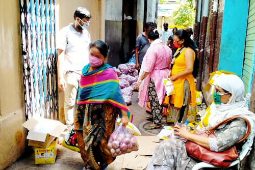 CybageAsha grocery donation to red light area families